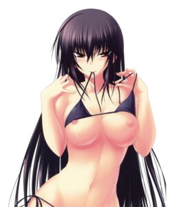 Rating: Explicit Score: 0 Tags: 1girls bikini bikini_top blush breasts female female_only highres kawagishi_keitarou kawakami_momoyo large_breasts light-skinned_female light_skin long_hair maji_de_watashi_ni_koi_shinasai! mouth_hold nipples purple_hair red_eyes rule34 side-tie_bikini smile solo swimsuit undressing User: bunchy7s