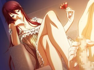 Rating: Explicit Score: 0 Tags: bare_legs barefoot breasts censored cleavage clothed_female crossed_legs feet female footjob male mole mosaic_censoring penis red_hair rule34 sitting toejob toes wine User: bunchy7s