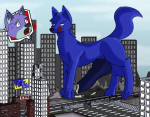 Rating: Explicit Score: 0 Tags: 2010 balls big_balls bodily_fluids canid canine canis city cum destruction digital_media_(artwork) duo e621 erection extreme_size_difference fen_(character) feral genital_fluids genitals hyper macro male mammal penis phenris quadruped rampage size_difference solo_focus tail what wolf wolfen User: bunchy7s
