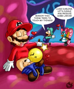 Rating: Explicit Score: 0 Tags: 2boys 2girls bowser's_inside_story clothes color cum english english_text fellatio female firemario86 human humanoid insertion interspecies luigi male mario mario_(series) mario_and_luigi:_bowser's_inside_story mario_and_luigi_(series) nintendo nude oral penis rule34 sitting speech_bubble starlow straight_hair wisdurm User: bunchy7s