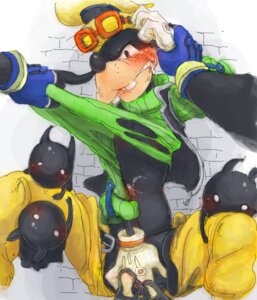 Rating: Explicit Score: 0 Tags: anthro balls black_body black_eyes black_fur black_nose blush blushing_profusely bodily_fluids bottomwear canid canine canis clothed clothing covering covering_crotch covering_self crying cum disney domestic_dog drooling e621 ejaculation erection eyewear eyewear_on_head forced fur genital_fluids genitals gloves goggles goggles_on_head goofy_(disney) group handwear hat headgear headwear heartless kingdom_hearts lying male male/male mammal natsu-nori on_back pants penis pete_(disney) rape restrained restrained_arms restrained_legs saliva sex square_enix sweater tears topwear torn_clothing vest white_body white_fur 軍手袋l User: bunchy7s