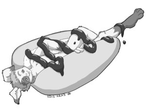 Rating: Safe Score: 0 Tags: 2006 anthro character_prepared_as_food e621 edis_krad food food_fetish hot_dog in_food ketchup lagomorph leporid looking_at_viewer lying male mammal micro monochrome on_food on_side rabbit simple_background solo tongue tongue_out white_background User: bunchy7s Rating: Safe Score: 0 Tags: 2006 anthro character_prepared_as_food e621 edis_krad food food_fetish hot_dog in_food ketchup lagomorph leporid looking_at_viewer lying male mammal micro monochrome on_food on_side rabbit simple_background solo tongue tongue_out white_background User: bunchy7s