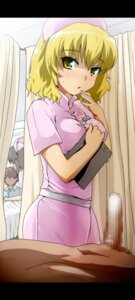 Rating: Explicit Score: 0 Tags: censored dark-skinned_male dark_penis dark_skin erection female hyudora interracial male mosaic mosaic_censoring nurse penis reimu_hakurei rule34 touhou User: bunchy7s