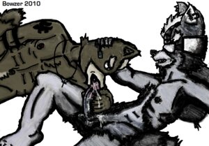 Rating: Explicit Score: 0 Tags: 2010 anthro bowzer canine fox fox_mccloud furry male male_only mammal multiple_males nintendo rule34 star_fox wolf wolf_o'donnell User: bunchy7s