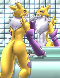 Rating: Questionable Score: 0 Tags: anthro armwear armwear_only bandai_namco bathroom beard black_sclera blue_eyes bridal_gauntlets bridal_gauntlets_only butt canid canine clothing digimon digimon_(species) e621 facial_hair facial_markings fur head_markings hi_res humanoid_pointy_ears humor inside looking_at_mirror looking_at_object male mammal markings meta mirror mostly_nude mykiio navel neck_tuft pointy_ears reflection renamon shaving solo tail tuft white_body white_fur yellow_body yellow_fur User: bunchy7s Rating: Questionable Score: 0 Tags: anthro armwear armwear_only bandai_namco bathroom beard black_sclera blue_eyes bridal_gauntlets bridal_gauntlets_only butt canid canine clothing digimon digimon_(species) e621 facial_hair facial_markings fur head_markings hi_res humanoid_pointy_ears humor inside looking_at_mirror looking_at_object male mammal markings meta mirror mostly_nude mykiio navel neck_tuft pointy_ears reflection renamon shaving solo tail tuft white_body white_fur yellow_body yellow_fur User: bunchy7s