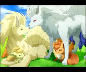 Rating: Safe Score: 0 Tags: ambiguous_gender canid canine e621 evolutionary_family eyes_closed feral generation_1_pokemon group mammal multi_tail ninetales nintendo pokemon pokemon_(species) red_eyes shiny_pokemon size_difference smile tail vulpix 神無月 User: bunchy7s