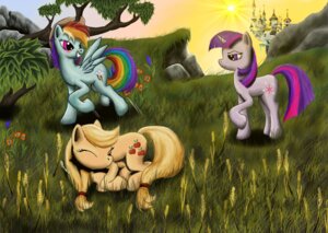 Rating: Safe Score: 0 Tags: 2012 applejack_(mlp) blonde_hair blue_body blue_feathers blue_fur castle clothing cutie_mark detailed_background e621 earth_pony equid equine eye_contact feathered_wings feathers female feral flower friendship_is_magic frown fur grass group hair hasbro hat headgear headwear horn horse leyanor looking_at_another mammal mountain multicolored_hair my_little_pony mythological_creature mythological_equine mythology one_eye_closed outside pegasus pink_hair plant pony purple_body purple_eyes purple_fur purple_hair quadruped rainbow_dash_(mlp) rainbow_hair smile sun tail tree twilight_sparkle_(mlp) two_tone_hair unicorn water waterfall wings wood User: bunchy7s