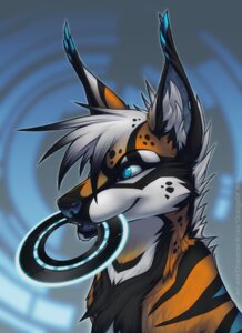 Rating: Safe Score: 0 Tags: ambiguous_gender black_nose blue_eyes bust_portrait canid canine canis chest_tuft digital_media_(artwork) domestic_dog e621 ear_tuft feral fur glowing hair identity_disc inner_ear_fluff mammal mouth_hold multicolored_body multicolored_fur nude orange04 portrait solo stripes tron tuft white_hair User: bunchy7s