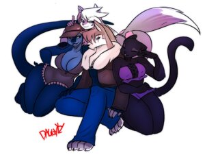 Rating: Safe Score: 0 Tags: anthro big_breasts black_body black_fur blue_eyes bomba_(krillos) breasts canid canine canis cleavage clothed clothing e621 felid female fur group hat headgear headwear heart_symbol ken_fenrir komodo_dragon lena_panthera lizard luvon male mammal monitor_lizard pantherine reptile scalie scar tail tattoo thick_tail wide_hips wolf User: bunchy7s