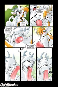 Rating: Explicit Score: 0 Tags: 2007 anthro anthro_on_anthro antlers arched_back black_nose blush clubstripes comic deer dialogue digital_media_(artwork) do_not_distribute duo e621 ear_piercing edhel english_text erection fellatio femboy fur genitals glans hair half-closed_eyes horn kavan licking male male/male male_penetrated male_penetrating male_penetrating_male mammal multicolored_body multicolored_fur multiple_scenes narrowed_eyes navel nice_to_meet_you nipple_fetish nipple_lick nipple_play nipples nude open_mouth oral oral_penetration orange_body orange_fur orange_hair outside penetration penile penis penis_lick peritian piercing pink_nipples pink_penis pink_tongue plant sex slim smile text tongue tongue_out white_body white_fur white_hair User: bunchy7s