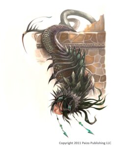 Rating: Safe Score: 0 Tags: 2011 apode black_hair carolina_eade draconcopode e621 english_text female hair humanoid jewelry legless naga nude paizo pathfinder pupils reptile scalie serpentine simple_background slit_pupils snake solo stinger tan_body tan_skin text white_background yellow_eyes User: bunchy7s