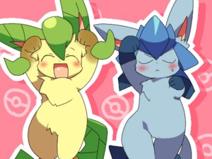 Rating: Safe Score: 0 Tags: ambiguous_gender blush caramelldansen chest_tuft dancing daww duo e621 eeveelution feral fur generation_4_pokemon glaceon kemono leaf leaf_tail leafeon meme nintendo pokemon pokemon_(species) salt_(artist) standing tail tuft y2k_(graphic_design) User: bunchy7s