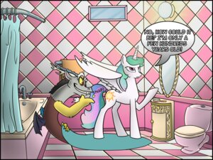 Rating: Safe Score: 0 Tags: 4:3 az-pekt chimera cutie_mark discord_(mlp) draconequus duo e621 english_text equid equine feathered_wings feathers female feral friendship_is_magic hasbro horn mammal my_little_pony mythological_creature mythological_equine mythology princess_celestia_(mlp) text winged_unicorn wings User: bunchy7s