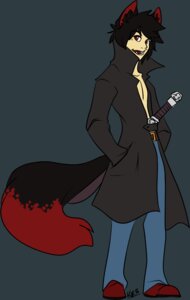 Rating: Safe Score: 0 Tags: alashion_(fursona) alternate_species animal_humanoid boots bottomwear canid canid_humanoid canine canine_humanoid canis clothing coat denim denim_bottomwear denim_clothing dipstick_tail e621 footwear human humanized humanoid hybrid jeans katze-kumi male mammal mammal_humanoid markings melee_weapon pants red_eyes shoes solo sword tail tail_markings topwear weapon wolf wolf_humanoid User: bunchy7s