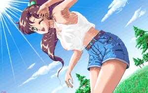 Rating: Explicit Score: 0 Tags: 4bpp 90s bishoujo_senshi_sailor_moon breasts clothing denim_shorts dutch_angle erect_nipples erect_nipples_under_clothes female female_only green_eyes hair_bobbles human makoto_kino nipples outdoors outside ponytail rex_(cg_artist) rule34 see-through see-through_clothing shorts small_breasts solo summer tank_top tied_hair water wet wink User: bunchy7s