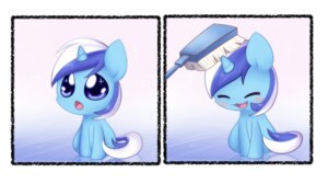 Rating: Safe Score: 0 Tags: blue_eyes blush brush brushie_brushie_brushie bukoya chibi comic e621 equid equine female feral friendship_is_magic hair happy hasbro horn mammal meme minuette_(mlp) multicolored_hair my_little_pony mythological_creature mythological_equine mythology smile tail toothbrush two_tone_hair unicorn User: bunchy7s