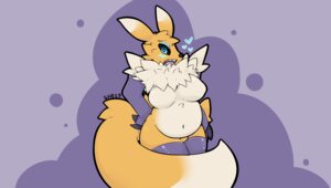 Rating: Questionable Score: 0 Tags: anthro arm_warmers armwear badsheep bandai_namco big_breasts black_sclera breasts canid canine chest_tuft clothed clothing digimon digimon_(species) e621 female fluffy fur gloves handwear heart_eyes heart_symbol legwear looking_at_viewer mammal mane navel pupils renamon skimpy slightly_chubby solo stockings tuft unusual_pupils wallpaper white_body white_fur yellow_body yellow_fur User: bunchy7s