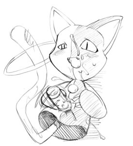 Rating: Explicit Score: 0 Tags: bandai_namco dildo domestic_cat e621 erection felid feline felis female genitals klonoa_(series) mammal masturbation messy monochrome open_mouth penetration sex_toy solo tat_(klonoa) teeth toying_self unknown_artist User: bunchy7s