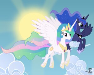 Rating: Safe Score: 0 Tags: 5:4 90sigma absurd_res blue_body blue_eyes blue_fur blue_hair cloud crown cutie_mark duo e621 equid equine feathered_wings feathers female feral flying friendship_is_magic fur hair hasbro headgear hi_res horn long_hair mammal multicolored_hair my_little_pony mythological_creature mythological_equine mythology outside princess_celestia_(mlp) princess_luna_(mlp) purple_eyes royalty sibling_(lore) sister_(lore) sisters_(lore) sky skyscape smile tiara two_tone_hair white_body white_fur winged_unicorn wings User: bunchy7s