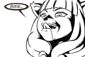 Rating: Safe Score: 0 Tags: 3:2 ankama black_and_white bodily_fluids bueno digital_media_(artwork) dofus drooling e621 ecaflip felid female french_text hair licking licking_lips licking_own_lips line_art mammal meme miranda_(wakfu) monochrome saliva self_lick simple_background solo text tongue tongue_out translated unknown_artist wakfu white_background User: bunchy7s