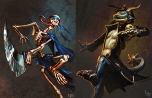 Rating: Safe Score: 0 Tags: bone cthulume dragon e621 human magic_user male mammal melee_weapon multiple_images mythological_creature mythological_scalie mythology necromancer sanlich scalie skeleton solo sword tail tongue tumorhead weapon User: bunchy7s