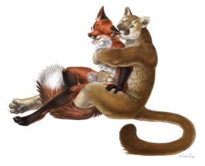 Rating: Safe Score: 0 Tags: anthro canid canine cougar duo e621 felid feline fox hug male male/male mammal sabretoothed_ermine simple_background tail white_background User: bunchy7s Rating: Safe Score: 0 Tags: anthro canid canine cougar duo e621 felid feline fox hug male male/male mammal sabretoothed_ermine simple_background tail white_background User: bunchy7s