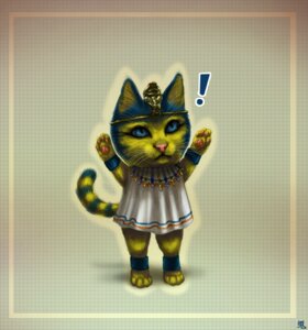 Rating: Safe Score: 0 Tags: 2014 animal_crossing ankha_(animal_crossing) anthro biped blue_eyes chibi circlet clothed clothing domestic_cat dress e621 egyptian egyptian_clothing egyptian_headdress exclamation_point felid feline felis female fully_clothed fur jewelry mammal necklace nintendo pectoral_(jewelry) raised_arm seshed_circlet solo standing stripes uraeus usagisasami whiskers User: bunchy7s