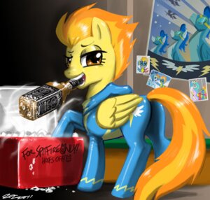 Rating: Safe Score: 0 Tags: alcohol amber_eyes beverage blue_body blue_feathers blue_fur bodysuit clothed clothing costume detailed_background e621 equid equine eyewear feathered_wings feathers female feral food friendship_is_magic fur goggles hair hasbro horn ice ice_cooler jack_daniel's john_joseco latex mammal medal multicolored_hair my_little_pony mythological_creature mythological_equine mythology orange_eyes orange_hair pegasus photo poster princess princess_celestia_(mlp) rainbow_dash_(mlp) royalty skinsuit solo spitfire_(mlp) suit tail tight_clothing toony two_tone_hair unicorn white_body wings wonderbolts_(mlp) yellow_body yellow_feathers User: bunchy7s