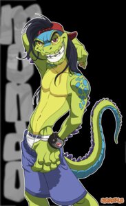 Rating: Questionable Score: 0 Tags: anthro athletic athletic_anthro athletic_male backwards_baseball_cap backwards_hat baseball_cap bottomwear clothing e621 gecko gshok hat headgear headwear lizard looking_at_viewer male mondo_gecko pose reptile scalie seductive shorts solo tail teenage_mutant_ninja_turtles underwear User: bunchy7s
