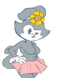 Rating: Explicit Score: 0 Tags: animaniacs anthro breasts clothes clothing color dot_warner female female_only flower front_view fur furry gloves mel_the_hybrid rule34 skirt solo tagme topless warner_brothers User: bunchy7s Rating: Explicit Score: 0 Tags: animaniacs anthro breasts clothes clothing color dot_warner female female_only flower front_view fur furry gloves mel_the_hybrid rule34 skirt solo tagme topless warner_brothers User: bunchy7s