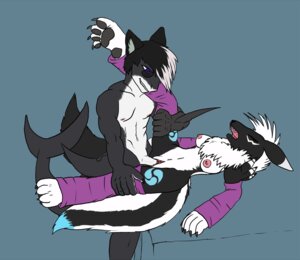 Rating: Explicit Score: 0 Tags: 4_toes alternate_color anthro aquatic arm_warmers armwear bandai_namco black_body black_fur blue_eyes breasts canid canine canis celeste_raimirez_(fursona) claws clothing digimon digimon_(species) digitigrade duo e621 erection eyes_closed fan_character fangs feet female female_penetrated fish footwear fur garret_brennar genitals gloves grin handwear hindpaw interspecies leg_warmers legwear lying male male/female male_penetrating male_penetrating_female mammal markings mausc mephitid mostly_nude multi_tail nipple_piercing nipples nude on_back paws penetration penile penile_penetration penis penis_in_vagina piercing renamon sex shark skunk smile socks spread_legs spreading table_lotus_position tail teeth thigh_highs toeless_footwear toeless_legwear toeless_socks toes vaginal vaginal_penetration vein vulva white_body white_fur wolf User: bunchy7s
