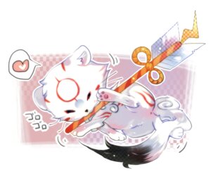 Rating: Explicit Score: 0 Tags: anus capcom chibi clover_studio deity digitigrade e621 felid feral gekigami_(okami) heart_symbol jumping male mammal markings mouth_hold okami_(capcom) pantherine rori_(deleted_pixiv) solo tail tiger x_anus young User: bunchy7s