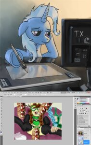 Rating: Questionable Score: 0 Tags: absurd_res adobe_photoshop_(artwork) alcohol artist beverage bodily_fluids censored clothing cocaine computer condom creating_art derpy_hooves_(mlp) digital_media_(artwork) drawing_(action) drawing_tablet drugs e621 electronics english_text equid equine female feral food food_censorship friendship_is_magic hasbro hi_res horn legwear lingerie mammal meme meta mixed_media monitor multiple_images my_little_pony mythological_creature mythological_equine mythology photography_(artwork) saliva sandwich_(food) sandwich_censorship sexual_barrier_device shopped solo stockings submarine_sandwich tablet_pen text third-party_edit trixie_(mlp) unicorn unknown_artist User: bunchy7s