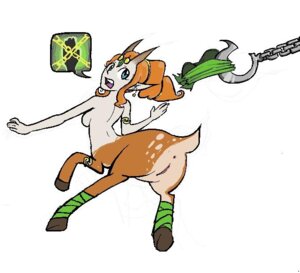 Rating: Explicit Score: 0 Tags: 1girls assisted_exposure deer deer_girl deer_taur dota dota_2 enchantress_(aiushtha) female female_only pudge_(butcher) rule34 solo tagme taur User: bunchy7s