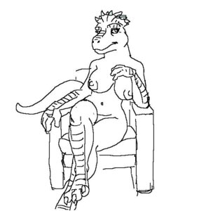 Rating: Explicit Score: 0 Tags: anthro breasts crossed_legs dinosaur dinosaurs dinosaurs_(series) female female_only fran_sinclair front_view jim_henson line_art lineart nude posing reptile rule34 scalie simple_background sitting sketch solo white_background User: bunchy7s