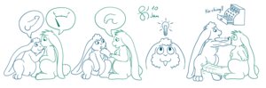Rating: Explicit Score: 0 Tags: 2010 blue_and_white cash_register comic duo e621 erection feet forced fur furry_logic genitals green_and_white hi_res humor hyper ka-ching lagomorph leporid linna male mammal monochrome penis punch puzzles_(sen_grisane) rabbit sen_grisane_(artist) simple_background symbol white_background User: bunchy7s