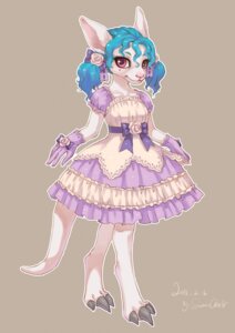 Rating: Safe Score: 0 Tags: 2013 accessory alternative_fashion anthro blue_hair bow_dress bow_gloves bow_ribbon cailey_(ecmajor) clothing dress e621 female flower flower_bow gloves hair hair_accessory hair_bow hair_ribbon handwear hi_res j-fashion kangaroo lolita_(fashion) macropod mammal marsupial plant purple_clothing purple_dress ribbons rose_(flower) solo suan-cat sweet_lolita tail twin_bows twin_hair_bows young young_anthro young_female User: bunchy7s
