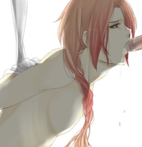 Rating: Explicit Score: 0 Tags: cum cum_on_mouth fellatio gintama hair hands_behind_back kamui_(gintama) long_hair male oral orange_hair penis rule34 single_braid yaoi User: bunchy7s
