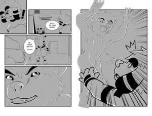Rating: Explicit Score: 0 Tags: anthro canid canine canis comic dialogue domestic_dog duo e621 english_text greyscale male male/male mammal mobilemutt monochrome multiple_scenes tail text User: bunchy7s
