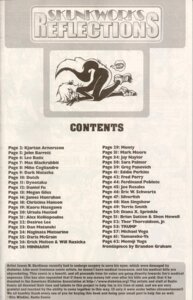 Rating: Safe Score: 0 Tags: anthro ass_up charity_information clothing comic e621 english_text female footwear footwear_only hair james_m_hardiman long_tail mammal mephitid monochrome mostly_nude nude number open_toe_shoes radio_comix scan sepia shoes shoes_only simple_background skunk solo speech_bubble table_of_contents tail text toeless_footwear User: bunchy7s