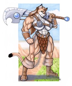 Rating: Safe Score: 0 Tags: 2012 abs anthro armor barbarian biceps big_breasts big_muscles boots breasts chainmail clothing convincing_weapon e621 felid female footwear holding_melee_weapon holding_object holding_sword holding_weapon huge_breasts huge_muscles mammal melee_weapon muscular muscular_anthro muscular_female shoes smile solo sword tail unconvincing_armor vambrace warrior weapon wolfgangcake User: bunchy7s