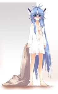 Rating: Explicit Score: 0 Tags: 1girls barefoot blue_eyes blue_hair blush breasts cleavage female hairan highres kos-mos long_hair no_bra open_clothes open_shirt robot_ears rule34 see-through shirt solo very_long_hair wet xenosaga xenosaga_episode_iii User: bunchy7s