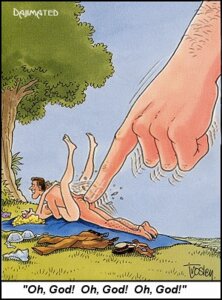 Rating: Explicit Score: 0 Tags: 1boy 1girls 2d adam_(bible) animated bible comedy english_text eve_(bible) female god god_(christianity) human human_female human_male human_only humor male religion rule34 sex straight tagme text User: bunchy7s