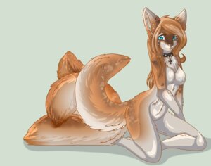 Rating: Safe Score: 0 Tags: aimi anthro blue_eyes breasts canid canine canis collar digital_media_(artwork) domestic_dog e621 ear_piercing female husky looking_at_viewer mammal multi_tail nordic_sled_dog nude piercing shaded solo spitz tail User: bunchy7s