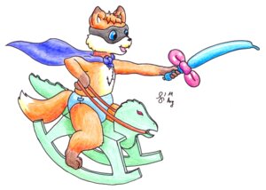 Rating: Safe Score: 0 Tags: anthro balloon canid canine cape childhood clean_diaper clothed clothing diaper e621 fox holding_balloon holding_melee_weapon holding_object holding_sword holding_weapon inanimate_object inflatable kennykitsune male mammal mask melee_weapon modelling_balloon playing riding rocking_horse sen_grisane_(artist) shaped_balloon solo straddling sword tail toddler topless weapon wearing_diaper young young_anthro User: bunchy7s