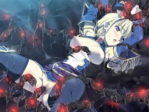 Rating: Explicit Score: 0 Tags: arms_up blonde_hair blue_eyes blush breast_slip breasts detached_sleeves drill_hair female game_cg kawahara_makoto kizaia_hinokami long_hair nipples open_clothes open_mouth oppai pussy restrained rule34 sex slime solo spread_legs tentacle thighhighs trample_on_schatten!! vaginal_penetration User: bunchy7s