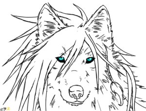 Rating: Safe Score: 0 Tags: 2010 ambiguous_gender black_and_white blue_eyes braided_hair canid canine canis digital_drawing_(artwork) digital_media_(artwork) e621 feral feral_with_hair hair headshot_portrait looking_at_viewer mammal monochrome portrait rath_raholand red_wolf simple_background sketch solo spot_color white_background wolf wolf_nanaki User: bunchy7s