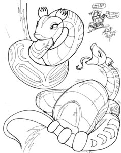 Rating: Explicit Score: 0 Tags: 1boy 1girls animal_genitalia bestiality black_and_white cloacal_penetration dreamworks erect_penis female feral furry kung_fu_panda male master_viper oral penis reptile rule34 scalie snake white_background zoophilia User: bunchy7s