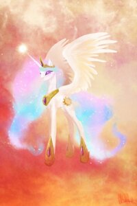 Rating: Safe Score: 0 Tags: cosmicunicorn crown cutie_mark detailed_background e621 equid equine feathered_wings feathers female feral friendship_is_magic hair hasbro headgear horn mammal multicolored_hair my_little_pony mythological_creature mythological_equine mythology princess_celestia_(mlp) quadruped rainbow_hair solo tail toony white_body white_feathers winged_unicorn wings User: bunchy7s