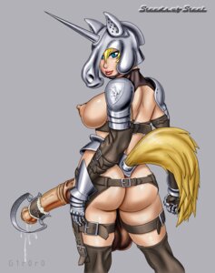 Rating: Explicit Score: 0 Tags: 1futa animal_genitalia_on_humanoid armor backsack balls balls_visible_through_thighs ballsack cum functionally_nude futanari g1r0r0 horsecock horsecock_on_humanoid huge_balls huge_cock intersex penis penis_tip_protector rule34 solo_futa User: bunchy7s